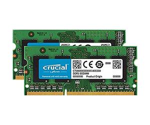 Crucial - DDR3L - 8 GB : 2 x 4 GB - So DIMM 204-PIN - 1600 MHz / PC3-12800 - CL11