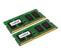Crucial - DDR3L - kit - 16 Go: 2 x 8 Go - SO DIMM 204 broches - 1600 MHz / PC3-12800 - CL11 - 1.35 V - mémoire sans tampon - non ECC