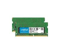 Crucial - DDR4 - 16 Go: 2 x 8 Go - SO DIMM 260 broches - mémoire sans tampon