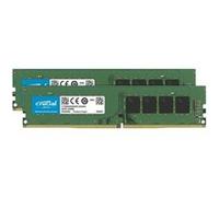 Crucial - DDR4 - kit - 32 Go: 2 x 16 Go - DIMM 288 broches - 3200 MHz / PC4-25600 - mémoire sans tampon