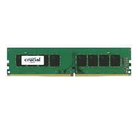 Crucial - DDR4 - module - 4 Go - DIMM 288 broches - 2400 MHz / PC4-19200 - CL17 - 1.2 V - mémoire sans tampon - non ECC