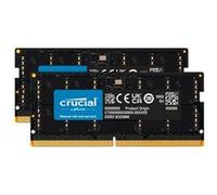 Crucial - DDR5 - kit - 128 Go: 2 x 64 Go - SO DIMM 262 broches - 2800 MHz / PC5-44800 - 1.1 V - on-die ECC - noir Noir G