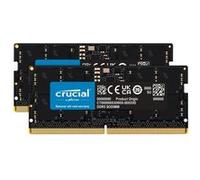 Crucial - DDR5 - kit - 48 Go: 2 x 24 Go - SO DIMM 262 broches - 5600 MHz / PC5-44800 - CL46 - 1.1 V - on-die ECC - noir G
