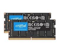 Crucial - DDR5 - kit - 64 Go: 2 x 32 Go - SO DIMM 262 broches - 3200 MHz / PC5-51200 - CL52 - 1.1 V - horaire - on-die ECC