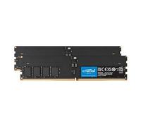 Crucial - DDR5 - module - 64 Go: 2 x 32 Go - DIMM 288 broches - 3200 MHz / PC5-51200 - CL52 - 1.1 V - mémoire non tamponnée chronométrée - on-die ECC