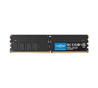 Crucial - DDR5 - module - 64 Go - DIMM 288 broches - 3200 MHz / PC5-51200 - CL52 - 1.1 V - mémoire non tamponnée chronométrée - on-die ECC - noir