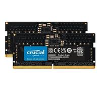 CRUCIAL Mémoire RAM DDR5 - Kit 128GB (2 x 64GO) - 5600 MT/s - CL46 - SODIMM