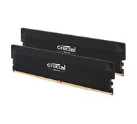 Crucial Pro - Overclocking Edition - DDR5 - kit - 32 Go: 2 x 16 Go - DIMM 288 broches - 6400 MHz / PC5-51200 - CL38 - 1.35 V - mémoire sans tampon - non ECC - noir