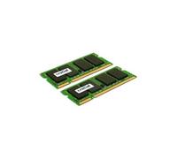 Crucial Mémoire Ram Pour Ordinateur Portable Dimm 200 Broches Ddr2 Pc2-6400 Cl6 1,8 V 4 Go (2 X 2 Go)