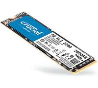 Crucial P2 CT2000P2SSD8 SSD Interne 2To, Vitesses atteignant 2400 Mo/s (3D NAND, NVMe, PCIe, M.2)