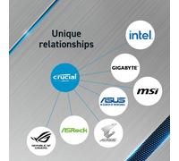 Kit Barrettes mémoire 32Go (2x16Go) DIMM DDR4 Crucial Pro PC4-25600 (3200 Mhz) (Noir)