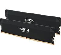 Crucial Pro RAM DDR5 64Go Kit (2x32Go) 6400MHz CL40, Overclocking Gaming, Intel XMP 3.0 / AMD Expo, PC Mémoire, Noir - CP2K32G64C40U5B