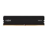 Crucial Pro - DDR5 - kit - 128 Go: 2 x 64 Go - DIMM 288 broches - 2800 MHz / PC5-44800 - CL46 - 1.1 V - mémoire sans tampon - on-die ECC - noir G