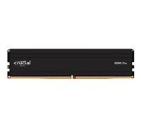 Crucial Pro - DDR5 - module - 16 Go - DIMM 288 broches faible encombrement - 6000 MHz / PC5-48000 - CL48 - 1.1 V - mémoire sans tampon - on-die ECC -