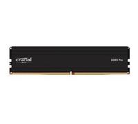Crucial Pro - DDR5 - module - 16 Go - DIMM 288 broches faible encombrement - 6000 MHz / PC5-48000 - CL48 - 1.1 V - mémoire sans tampon - on-die ECC - noir mat Noir G
