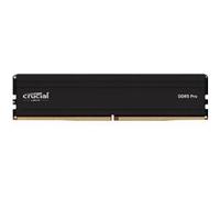 Crucial Pro - DDR5 - module - 24 Go - DIMM 288 broches faible encombrement - 6000 MT/s / PC5-48000 - CL48 - 1.1 V - mémoire sans tampon - on-die ECC - noir mat G