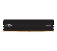 Crucial Pro - DDR5 - module - 32 Go - DIMM 288 broches faible encombrement - 5600 MT/s / PC5-44800 - CL46 - 1.1 V - mémoire sans tampon - on-die ECC - noir mat