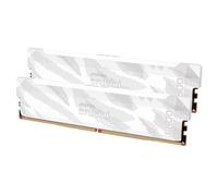 Kit mémoire gamer - CRUCIAL Pro OC - CP2K16G64C32U5W - 32 Go (2x 16 Go) DDR5-6400 UDIMM - CL32 avec dissipateur thermique - Blanc