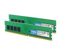 Crucial - DDR4 - kit - 8 Go: 2 x 4 Go - DIMM 288 broches - 2400 MHz / PC4-19200 - mémoire sans tampon