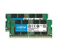 - DDR4 - kit - 32 Go: 2 x 16 Go - SO DIMM 260 broches - 3200 MHz / PC4-25600 - CL22 - 1.2 V - mémoire sans tampon - non ECC