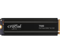 Crucial T500 SSD 1To PCIe Gen4 NVMe M.2 PS5 SSD Interne Gaming avec Dissipateur, Jusqu’à 7300 Mo/s, Compatible Playstation 5, TLC NAND, Ordinateur Portable et de Bureau - CT1000T500SSD5