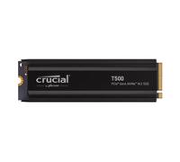 Crucial T500 SSD 2To PCIe Gen4 NVMe M.2 PS5 SSD Interne Gaming avec Dissipateur, compatible PlayStation 5 - CT2000T500SSD5