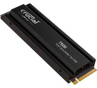 Crucial T500 SSD 2To PCIe Gen4 NVMe M.2 PS5 SSD Interne Gaming avec Dissipateur, compatible PlayStation 5 - CT2000T500SSD5