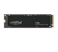 Crucial T700 SSD 1To PCIe Gen5 NVMe M.2 SSD Interne Gaming, Jusqu’à 11.700Mo/s, Microsoft DirectStorage, Rétrocompatibilité PCIe 4.0, Disque Dur SSD - CT1000T700SSD3