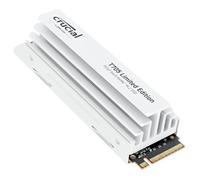 Crucial T705 SSD 2To PCIe Gen5 NVMe M.2 Édition Limitée SSD Interne Gaming avec Dissipateur Premium Blanc, jusqu’à 14.500Mo/s, Microsoft DirectStorage, Rétrocompatibilité PCIe 4.0 - CT2000T705SSD5A