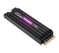 Crucial T710 SSD 4To PCIe 5.0 x4 Gen5 NVMe M.2 avec Dissipateur, Lecture jusqu'à 14500 Mo/s, écriture jusqu'à 13800 Mo/s, Ordinateur de Bureau et PS5, TLC NAND - CT4000T710SSD5-01
