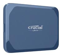 Crucial X10 - SSD - chiffré - 2 To - externe (portable) - USB 3.2 Gen 2x2 (USB-C connecteur) - AES 256 bits - bleu mat