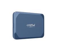 Crucial X10 2To Disque SSD Externe Portable, Jusqu’à 2100Mo/s, USB-C 3.2 Gen2, Résistance à la poussière et à l'eau classée IP65, Disque Dur Externe, Bleu Mat - CT2000X10SSD9-02