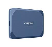 Crucial SSD portable X10 2 To USB 3.2 Gen 2x2 (USB-C) chiffré AES 256 bits bleu mat