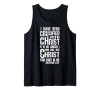 Crucified with Christ Galates 2:20 Faith & Identity Débardeur