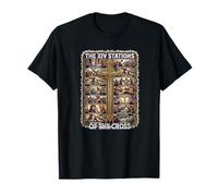 Crucifix de carême catholique du carême Latin T-Shirt