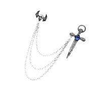 Crucifix En Alliage Premium Avec Broche D'aile D'épées Faciles À Associer Les Styles Punk Materas Avec Des Vestes Robes Et Tenue Formelle Broch Crucifix Gold Gold Broch