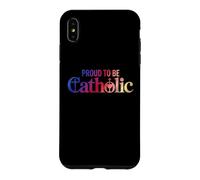 Crucifix Eucharistie Fier d'être catholique Foi chrétienne Coque pour iPhone XS Max
