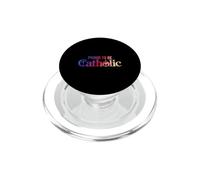 Crucifix Eucharistie Fier d'être catholique Foi chrétienne PopSockets PopGrip pour MagSafe