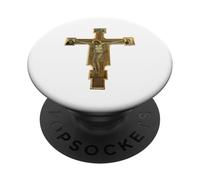 Crucifix Italien Peint Giotto School Medieval Retable PopSockets PopGrip Adhésif