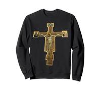 Crucifix Italien Peint Giotto School Medieval Retable Sweatshirt