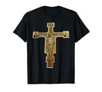 Crucifix Italien Peint Giotto School Medieval Retable T-Shirt