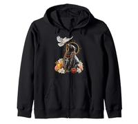 Crucifix Religieux chrétien en Forme de Blaireau au Miel Sweat à Capuche