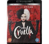 Cruella ( 4K Ultra HD & Blu Ray ) Region Free - Emma Stone , Mark Strong