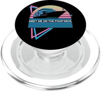 Cruise Cruising Retro Meet Me on The Poop Deck PopSockets PopGrip pour MagSafe