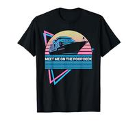Cruise Cruising Retro Meet Me on The Poop Deck T-Shirt