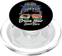 Cruise Hair Don't Care - Bateau Assorti pour Voyage en Famille PopSockets PopGrip pour MagSafe