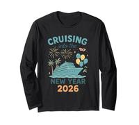 Cruise Into New Year 2026 Bringing New Year Matching Family Manche Longue