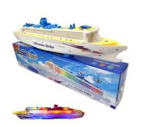 Cruise Ship Model, Lighted 2 Layer Sea Liner Decor, Realistic Display Toy | Cruise Ship Toy, Realistic Two Layer Design, Lighted Details, Encourages Imaginative Play, For Preschoolers at Home