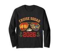 Cruise Squad Barcelone Vacation Trip Souvenir 2026 Manche Longue