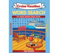 CRUISE VACATION WORD SEARCH: Perfect for puzzle lovers, cruise enthusiasts, and travel dreamers of all ages. This word search puzzle is ideal for ... in your cabin, or daydreaming from home.